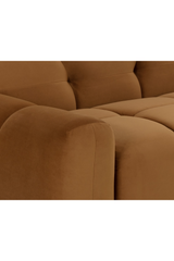 Modern European furniture - Gold Tufted Sofa - www.oroa.com