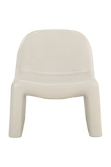 Modern European furniture - Cream Concrete Indoor/Outdoor Lounge Chair - www.oroa.com