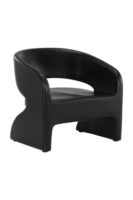 Black Indoor/Outdoor Lounge Chair | Splendido Cura