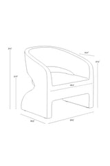 Modern European furniture - Black Indoor/Outdoor Lounge Chair - www.oroa.com