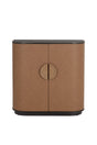 Modern European furniture - Smoked Acacia 2-Door Bar Cabinet - www.oroa.com
