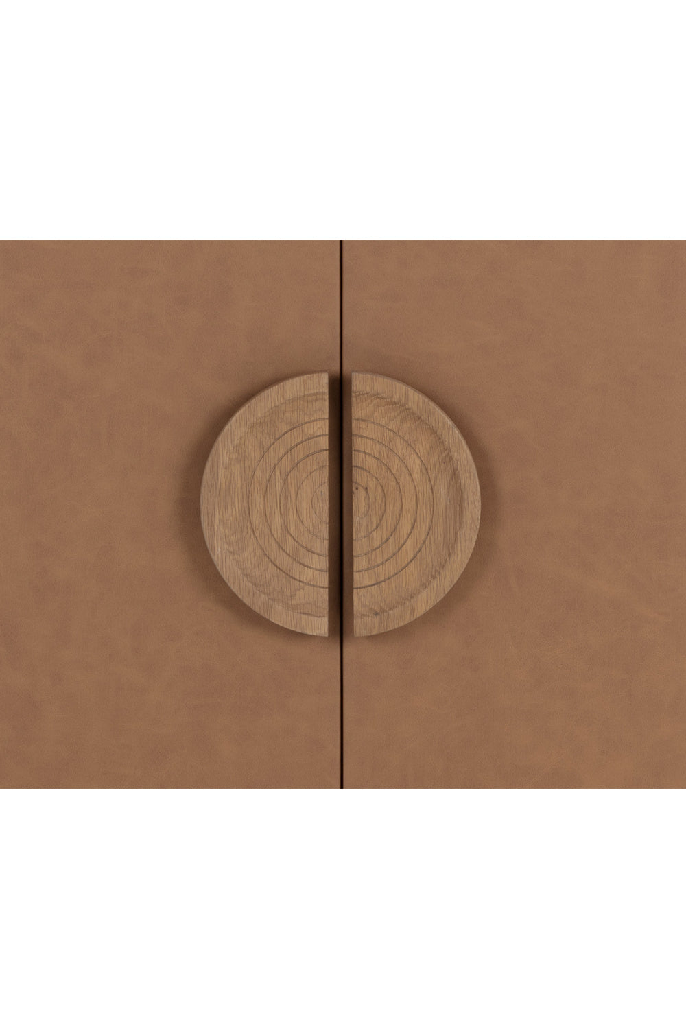 Modern European furniture - Smoked Acacia 2-Door Bar Cabinet - www.oroa.com