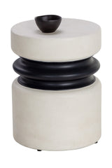 Modern European furniture - White Indoor/Outdoor End Table - www.oroa.com