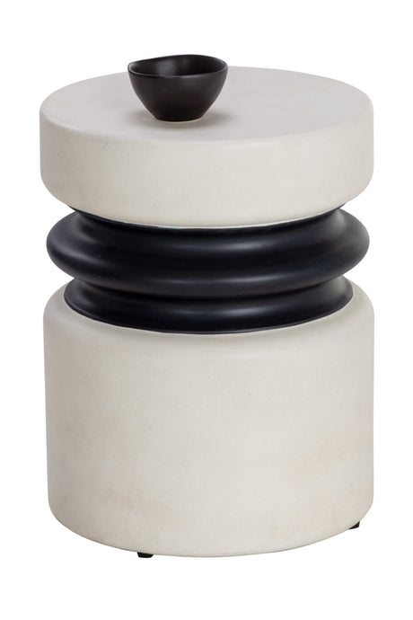 Modern European furniture - White Indoor/Outdoor End Table - www.oroa.com