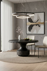 Modern European furniture - Black Concrete Indoor/Outdoor Dining Table - www.oroa.com