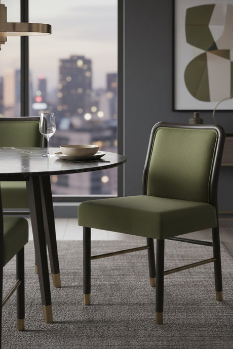 Rubberwood Framed Dining Chairs (2) | Splendido Jeno