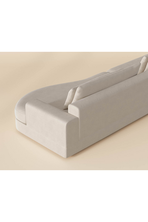 Cream Curved Seat Sofa | Splendido Baela