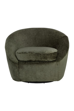 Modern European furniture - Rounded Swivel Lounge Chair - www.oroa.com