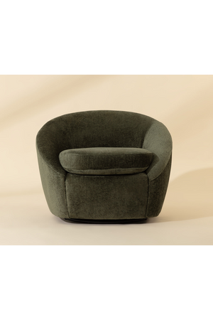 Rounded Swivel Lounge Chair | Splendido Bliss