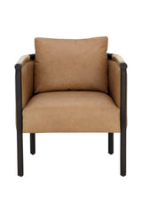 Modern European furniture - Curved Wood Frame Lounge Chair - www.oroa.com