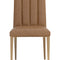 Modern European furniture - Vertical Channeled Dining Chairs (2) - www.oroa.com