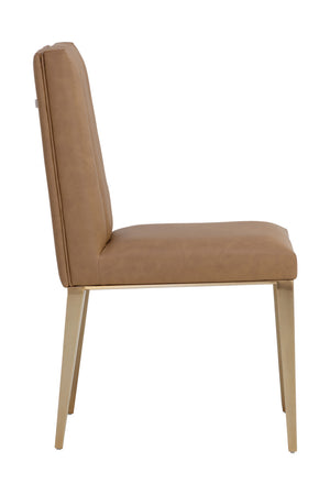 Modern European furniture - Vertical Channeled Dining Chairs (2) - www.oroa.com