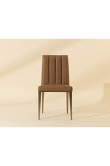 Modern European furniture - Vertical Channeled Dining Chairs (2) - www.oroa.com
