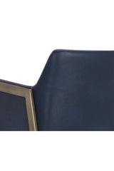 Modern European furniture - Leather-Look Bar Stool - www.oroa.com