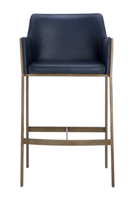 Leather-Look Bar Stool | Splendido Bernadette | Oroa.com