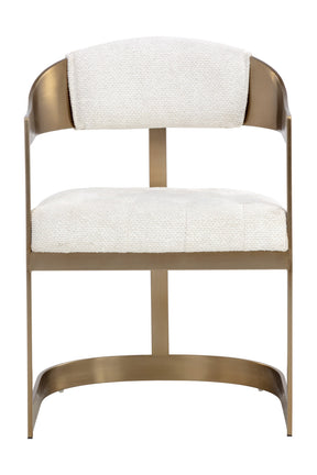Antique Brass Framed Dining Chair by Splendido Beaumont