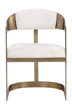 Antique Brass Framed Dining Chair | Splendido Beaumont | Oroa.com