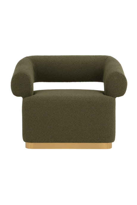 Green Swivel Lounge Chair | Splendido Aggie | Oroa.com