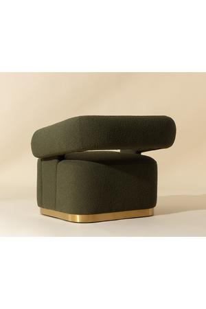 Green Swivel Lounge Chair | Splendido Aggie | Oroa.com