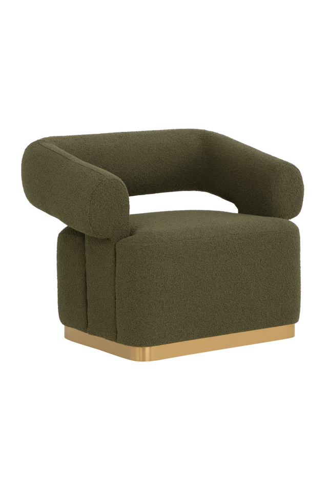 Modern European furniture - Green Swivel Lounge Chair - www.oroa.com