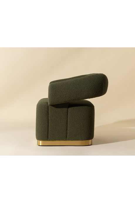 Modern European furniture - Green Swivel Lounge Chair - www.oroa.com