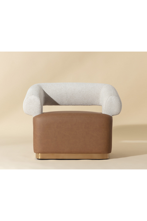 Two-Toned Swivel Lounge Chair | Splendido Aggie | Oroa.com