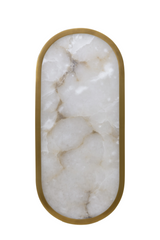 Modern European furniture - Oval Alabaster Wall Lamp - www.oroa.com