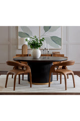 Modern European furniture - Arched Beige Travertine Table Lamp - www.oroa.com