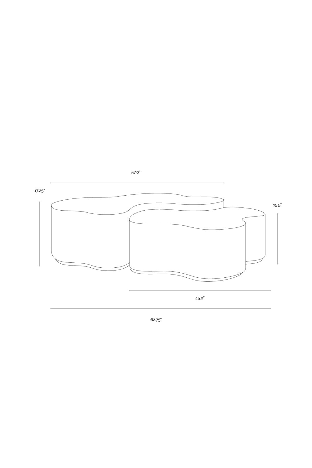 Antique Brass Nesting Coffee Tables | Splendido Boise | Oroa.com