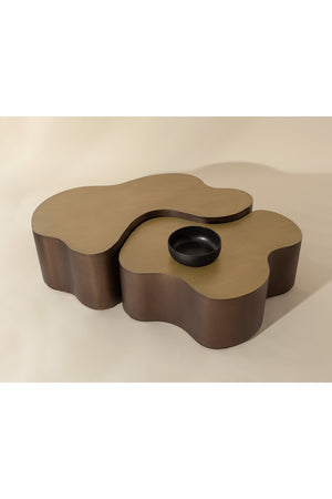 Antique Brass Nesting Coffee Tables | Splendido Boise | Oroa.com