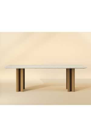 Cream Marble Dining Table | Splendido Astara | Oroa.com
