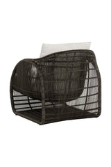 Modern European furniture - Cream Padded Indoor/Outdoor Lounge Chair - www.oroa.com