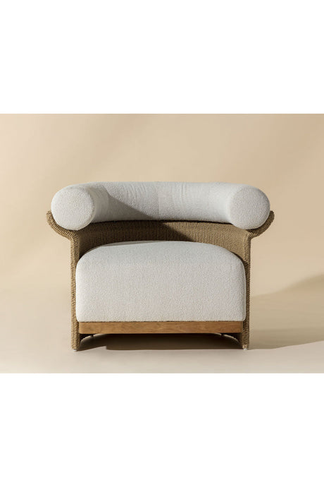 Modern European furniture - Woven Wicker Indoor/Outdoor Lounge Chair - www.oroa.com