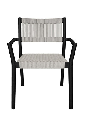   Modern European furniture - Stackable Outdoor Dining Armchairs (2) - www.oroa.com | Oroa.com