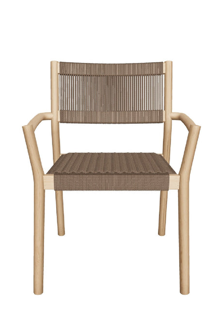Modern European furniture - Stackable Outdoor Dining Armchairs (2) - www.oroa.com
