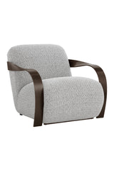 Modern European furniture - Twisted Brass Arm Lounge Chair - www.oroa.com