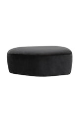 Modern European furniture - Curved Upholstered Ottoman - www.oroa.com