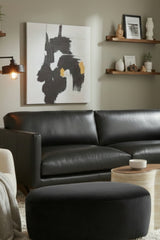 Modern European furniture - Curved Upholstered Ottoman - www.oroa.com