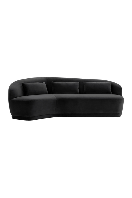 Modern European furniture - Minimalist Curved Sofa - www.oroa.com
