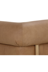 Modern European furniture - Brown Leather Sofa - www.oroa.com