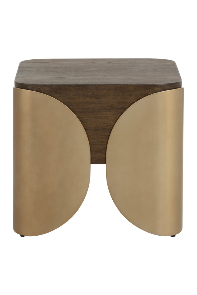 Timber Effect Indoor/Outdoor Side Table | Splendido Amarula | Oroa.com
