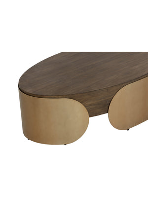 Timber Effect Indoor/Outdoor Coffee Table | Splendido Amarula | Oroa.com