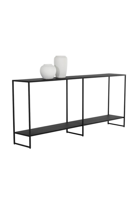 Modern European furniture - 2-Layer Iron Console Table - www.oroa.com