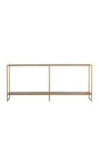 Modern European furniture - 2-Layer Iron Console Table - www.oroa.com