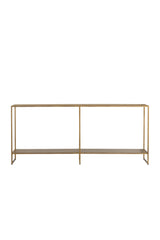 Modern European furniture - 2-Layer Iron Console Table - www.oroa.com