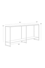 Modern European furniture - 2-Layer Iron Console Table - www.oroa.com