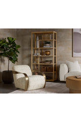 Modern European furniture - Twisted Brass Arm Lounge Chair - www.oroa.com