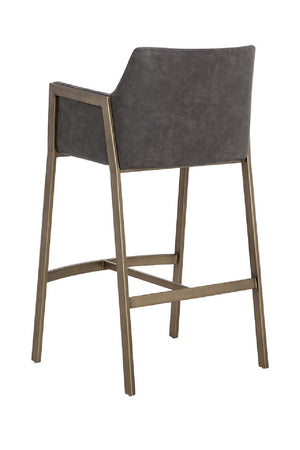 Leather-Look Bar Stool | Splendido Bernadette | Oroa.com