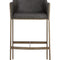 Modern European furniture - Leather-Look Bar Stool - www.oroa.com