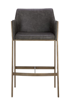 Leather-Look Bar Stool | Splendido Bernadette | Oroa.com